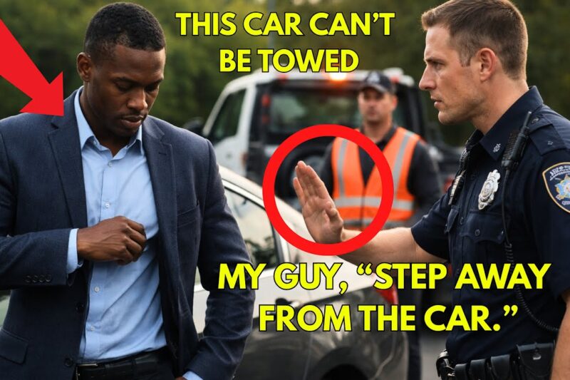 Racist Cop Tries to Tow Man’s Car — It’s a Government Vehicle