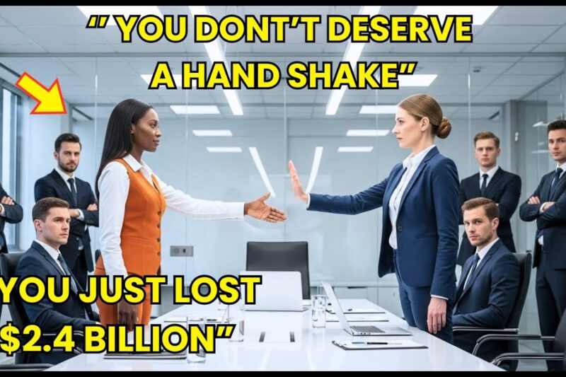 She Snubbed a Black CEO’s Hand — By Morning, Her $2.4B World Collapsed