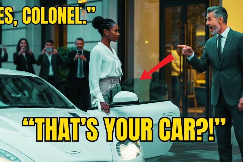 Black Woman in Luxury Car – Billionaire Laughs, Then Sees Her Colonel Uniform