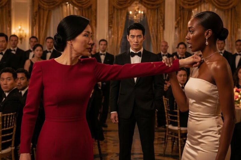 She Snatched a Black Woman’s Necklace at a Gala — Unaware the Korean Mafia Boss Was Watching