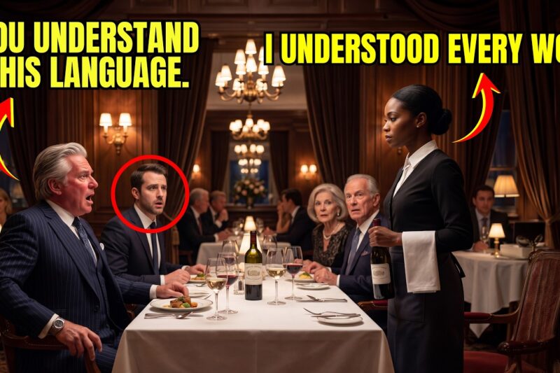 Billionaire Mocked Black Waitress in French Before Clients — Until Her Reply Killed a $100M Deal