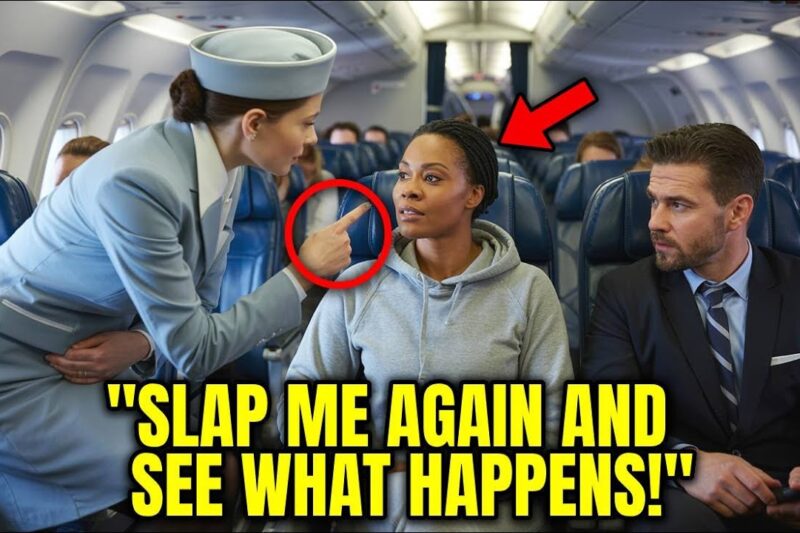 Flight Attendant Slaps a Black Woman – Unaware She’s the Billionaire Who Owns the Plane!