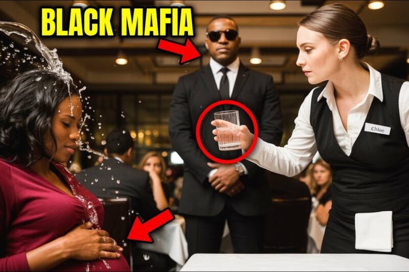 White Waitress Dumps Water On Black Pregnant Woman, Unaware She’s The Mafia Boss’ s Wife!