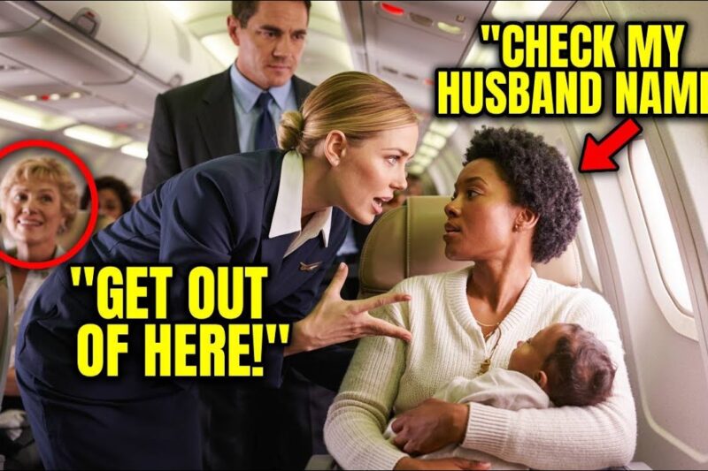 Flight Attendant Slapped Black Mom holding Baby — Didn’t Know Her Husband Owned the Airline!