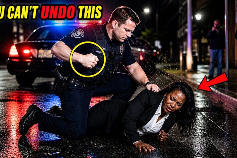 Racist Cop Punches Black Woman, Kneels When He Learns She Is Police Chief