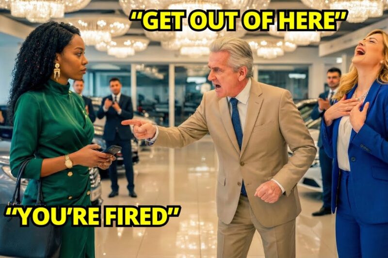 He Blocked a Black Woman in a Luxury Showroom — Then Her Status Ended His Job Instantly