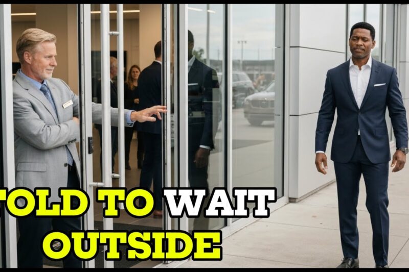Dealership Staff Tells Black Man to “Wait Outside” – 5 Minutes Later, Everyone’s Fired