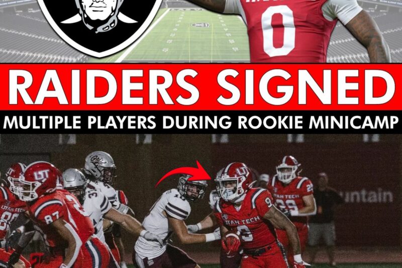 The Brutal Reality of the NFL Dream: Raiders Clean House and Welcome Five Overlooked Underdogs in Shocking Minicamp Aftermath