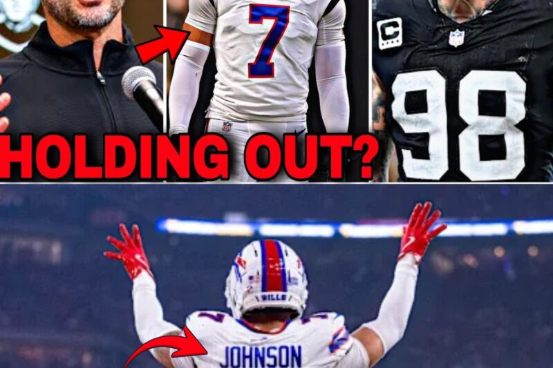 The $18 Million Ultimatum: Why Taron Johnson’s Sudden Holdout Could Break the Raiders’ Defensive Masterplan
