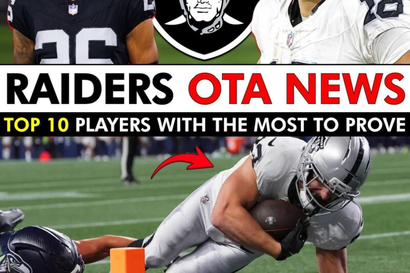 The Clock is Ticking: 10 Las Vegas Raiders Fighting for Their Football Lives at OTAs