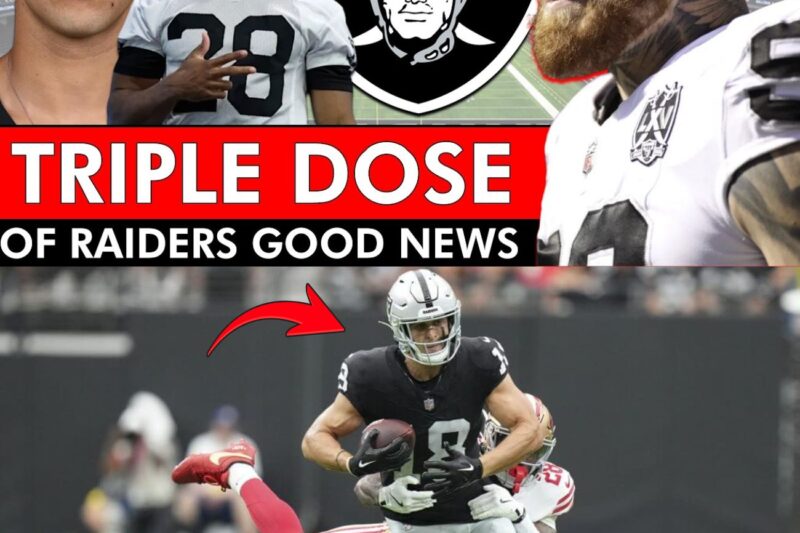 Silver and Black Bombshell: Raiders Defy Critics with Explosive Triple Threat of Good News at OTAs