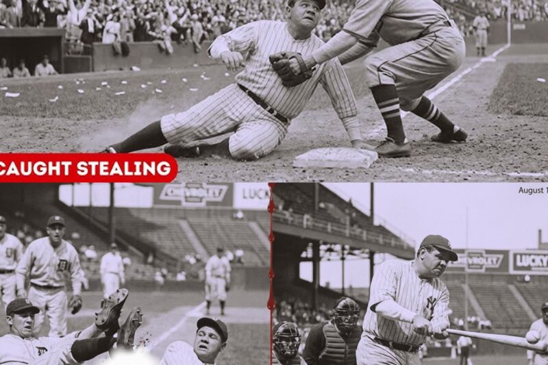 Babe Ruth Was Spiked By Ty Cobb On Field and Fell Down — When He Got Up Everyone Was Shocked 