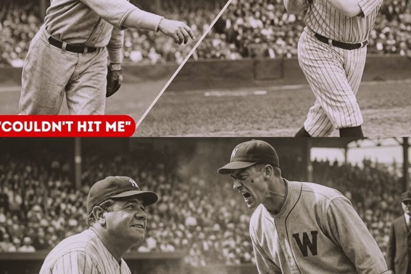 Babe Ruth Was At Stadium When Fastest Pitcher Said ‘You’ll Never Hit Me’ — First Pitch Later… 