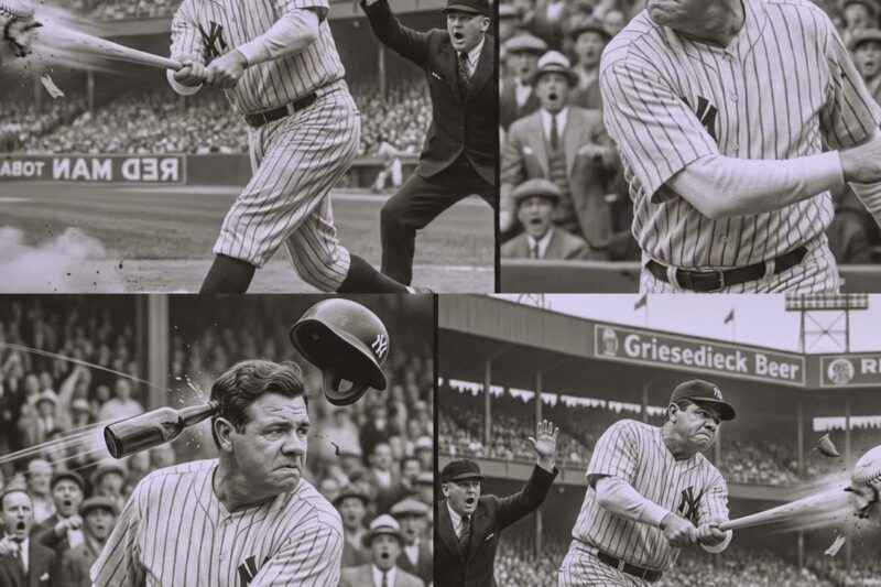 Babe Ruth Got Hit By Beer Bottle and SMILED — His Next Swing Silenced 35,000 Fans 