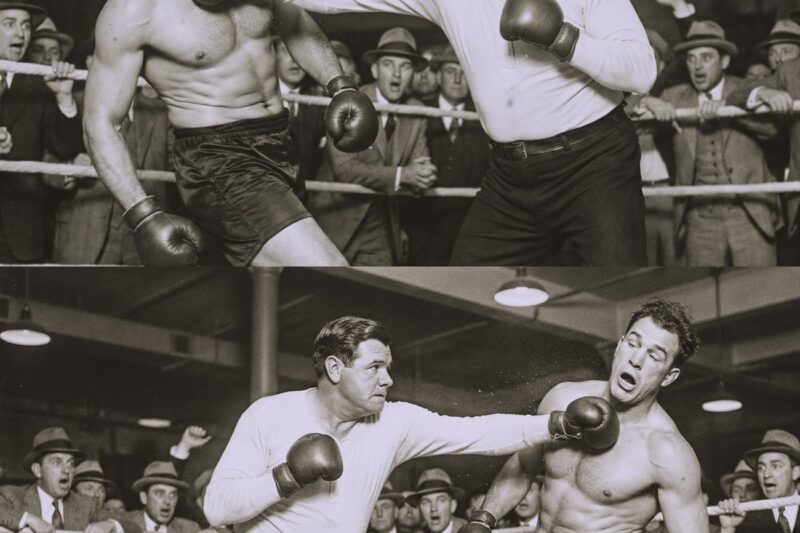 Babe Ruth Was At Gym When Heavyweight Champion Said ‘Baseball Players Are Weak’ – 12 Seconds Later..