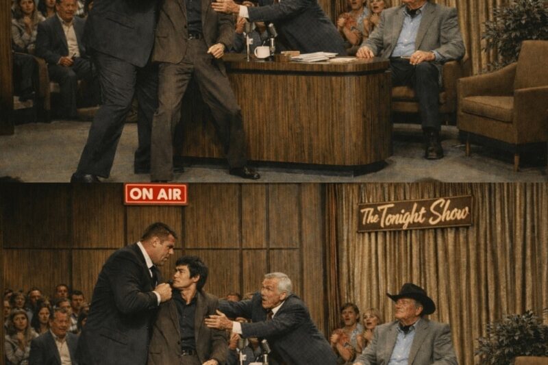 John Wayne’s Bodyguard Grabbed Bruce Lee on Johnny Carson — Wayne Watched How He Was Destroyed 