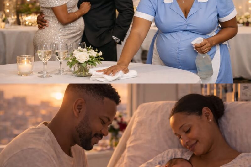 Billionaire Froze After Seeing His Poor Pregnant Ex-Wife Cleaning Tables At His Engagement Party 