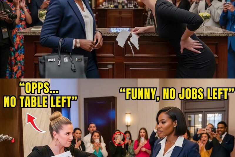 Black CEO Told “No Tables Left” Despite Her RESERVATION – Moments Later, She Fires the Entire Staff 