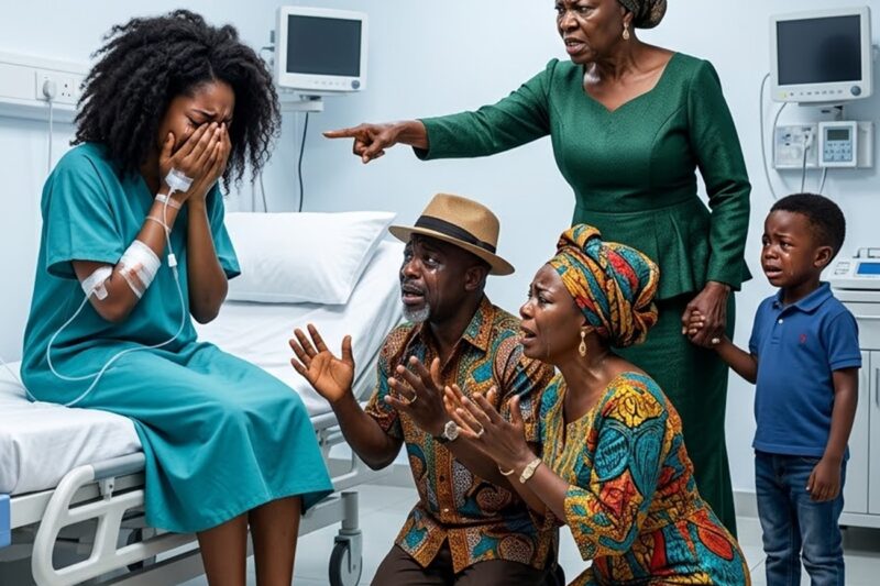 When they rushed me to the hospital, my parents said, “We’ll take care of the boy”… but they left my four-year-old son alone and went on a trip with my sister. The next morning, my grandmother made a phone call, and the surprise waiting for them brought them to their knees.