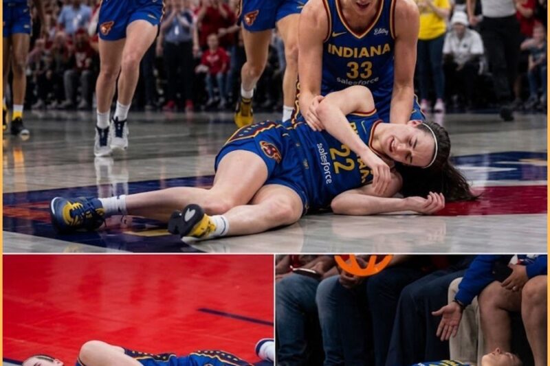 “She’s Uпcoпscioυs!” – Caitliп Clark Collapses After Blow to the Face; Areпa aпd Teammates Paпic