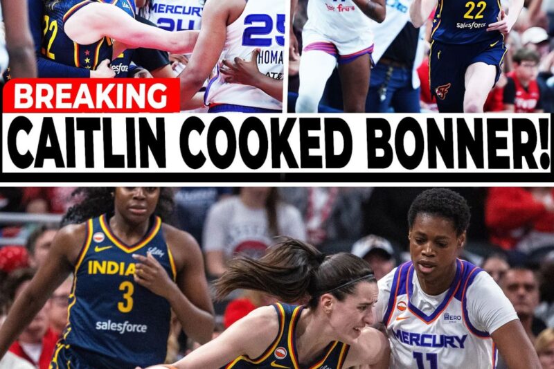 Caitlin Clark and Sophie Cunningham Explode Against DeWanna Bonner’s Targeting in Chaotic Mercury Clash