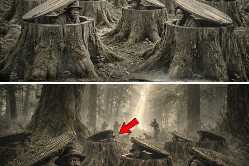 They Were Forced to Live in Tree Stumps to Hide From Hunters…But Something Happened… 