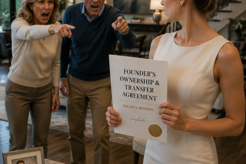 The Hostile Family Takeover: How One Entrepreneur Secretly Outsmarted Her Parents’ Plot to Steal Her Company