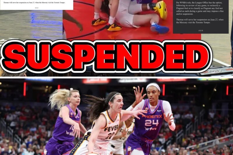 WNBA Suspends Alyssa Thomas One Game With Flagrant 2 After Post-Game Review of Fist to Caitlin Clark’s Throat