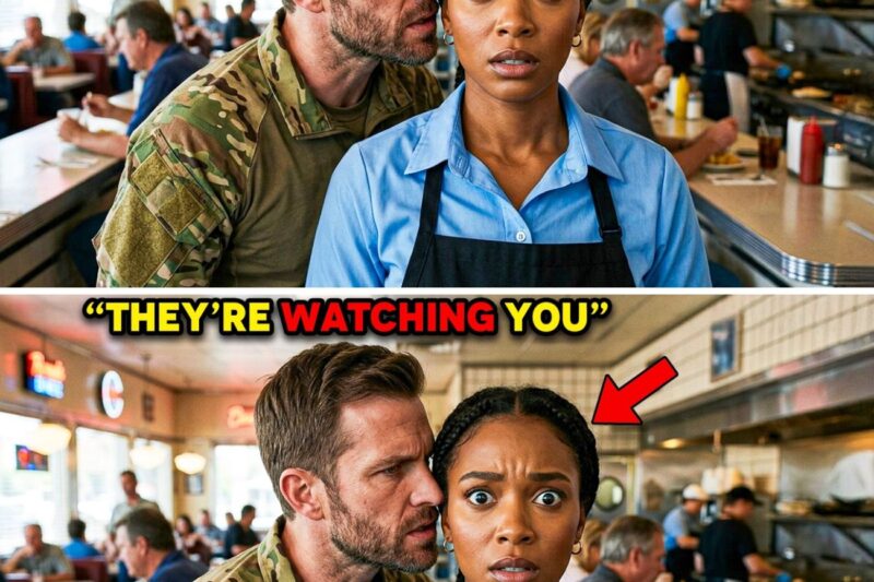 “You’re In Danger—Pretend I’m Your Husband,” Navy Seal Whispered to the Black Waitress