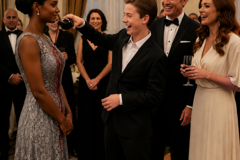 They Laughed When Their Son Spilled Wine on a Billionaire CEO — Then She Ended Their $540M Contract 