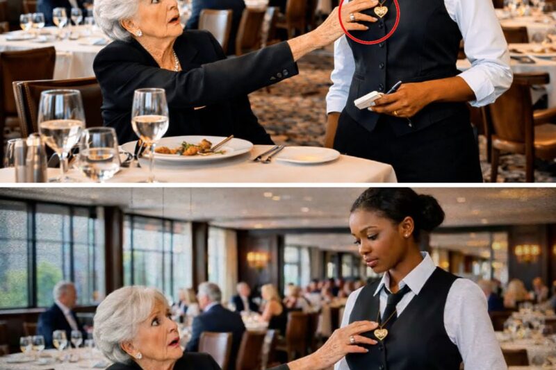 Billionaire Woman Froze at a Black Waitress’s Necklace — Then She Burst Into Tears and Hugged Her