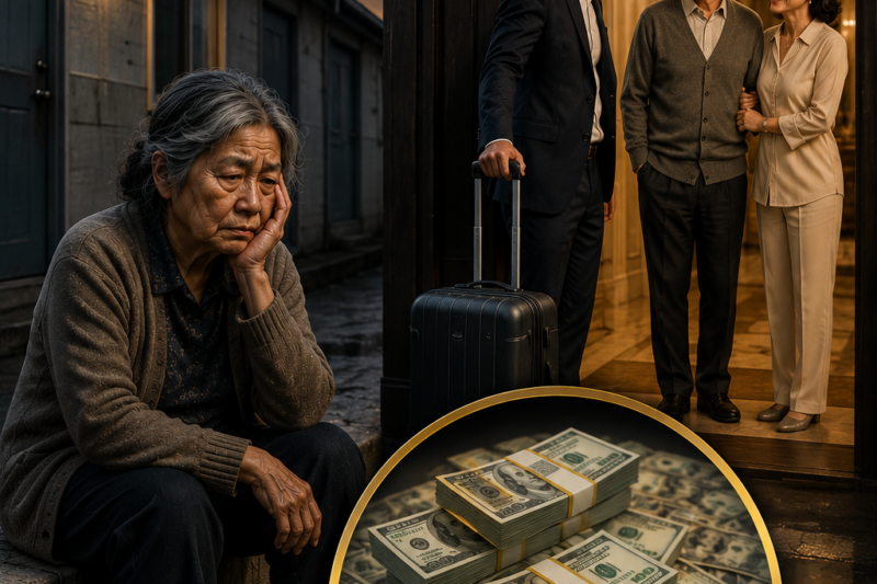 My SON Left Me in Shelter & Gave Room to His Father-in-Law…So I Drained His $8M and Left the Country