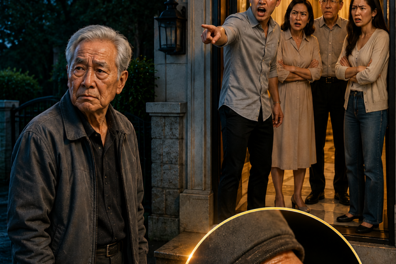 Locked Out at 81: An Elderly Father Was Thrown Out of His Own Home, But the Police Soon Uncovered a Secret That Shattered His Ungrateful Children’s Lives