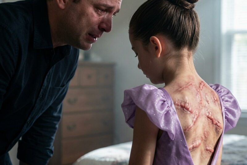 “My 8-Year-Old Daughter Sent Me: ‘DAD, COME TO MY ROOM. JUST YOU.’ — What She Showed Me On Her Back Destroyed Our Entire Family…”