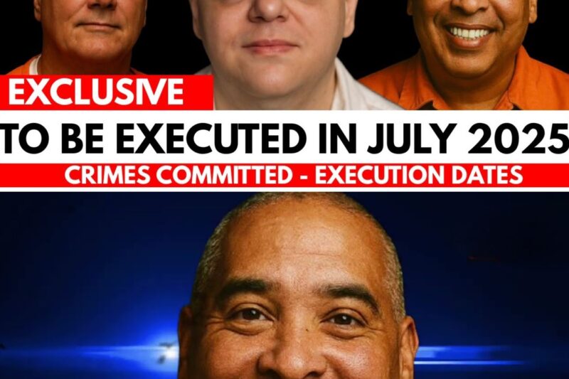 3 Death Row Inmates Set to Die in July 2025 — The Shocking Crimes Behind Their Fate | Crimes, Dates 