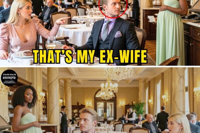 Millionaire CEO Freezes at Dinner When Pregnant Black Ex Wife Walks In