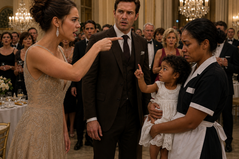 The Billionaire’s Fiancée Called the Maid a Thief — Then a Three-Year-Old Whispered the Truth