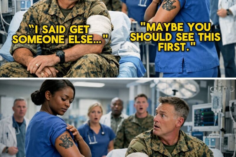 “Get Someone Else,” Marine Commander Demanded — Then Black Nurse Showed Unit Tattoo He Served Under