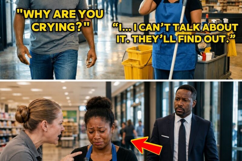 Undercover Black CEO Walks Into His Store and Finds the Janitor Crying — And the Truth Is Worse