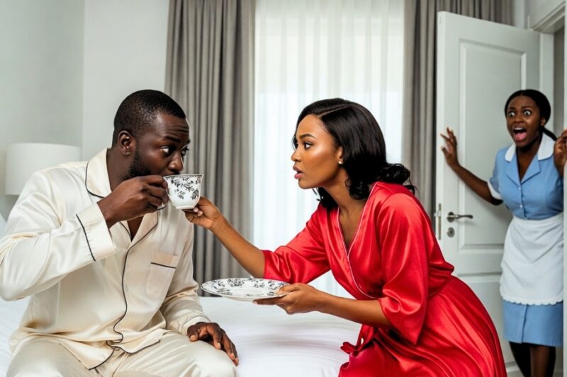 The Maid Screamed “DON’T DRINK IT!” What the Husband Found in That Cup Ended His Marriage Instantly
