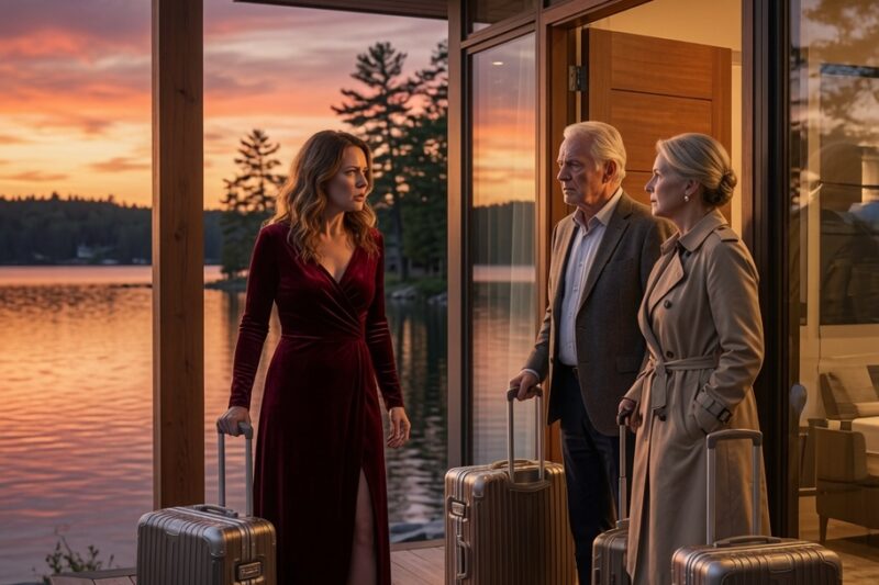 “My Parents Cut Me Off For Four Years — Then Showed Up At My Lake House With Luggage. Dad Demanded $86,000. What I Did Next Left Them Speechless.”