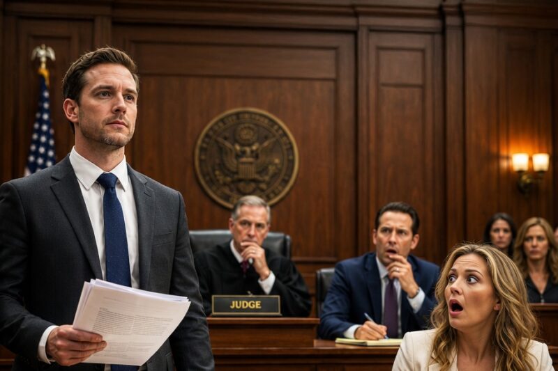 In Divorce Court, My Wife Laughed When I Represented Myself. But Her Smile Didn’t Last Long… 
