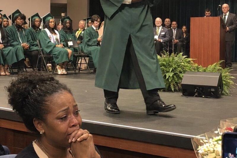 They Laughed When My Son Walked Across His Graduation Stage Holding A Newborn — One Woman Whispered “Just Like His Mother”… But What He Said Next Left The Entire Room Silent