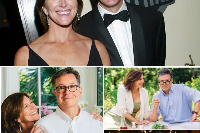 HE SAW HER ACROSS THE LOBBY — AND IN THAT SINGLE INSTANT, STEPHEN COLBERT’S ENTIRE WORLD WAS SHATTERED AND REBUILT.
