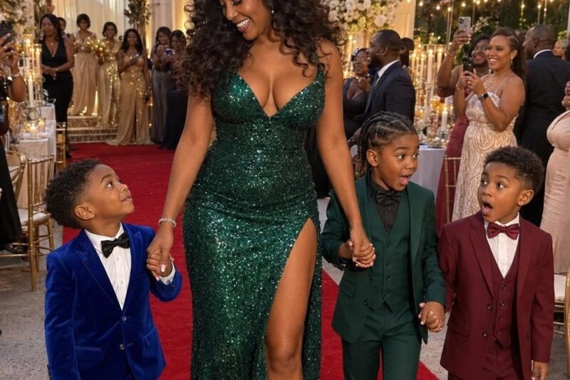 I took my 4-year-old triplets to my millionaire ex-husband’s wedding and his family’s reaction was chilling.