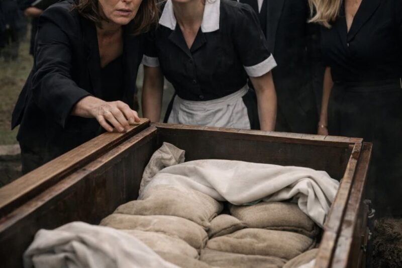 The Cleaner Ripped Open the Millionaire’s Mother’s Coffin