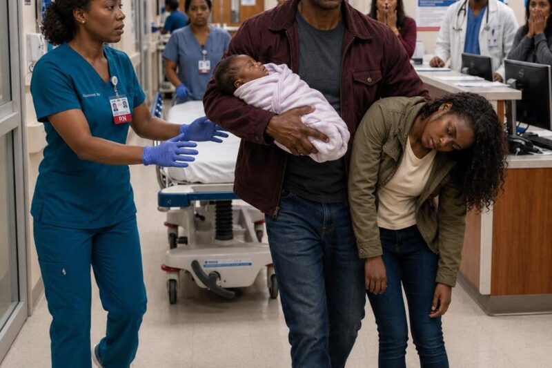 He Came Home Early And Found His Newborn Burning With Fever