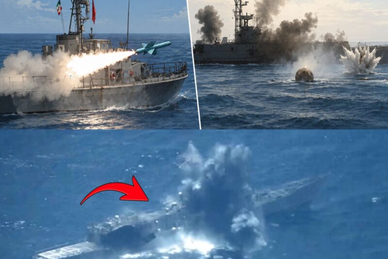 Iran Bombs US Warship In Retaliation After Trump ‘Restarts’ War; US’ Strikes Backfire On Own Army?