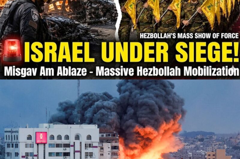 ISRAEL UNDER FIRE! Massive explosions in Misgav Am!
