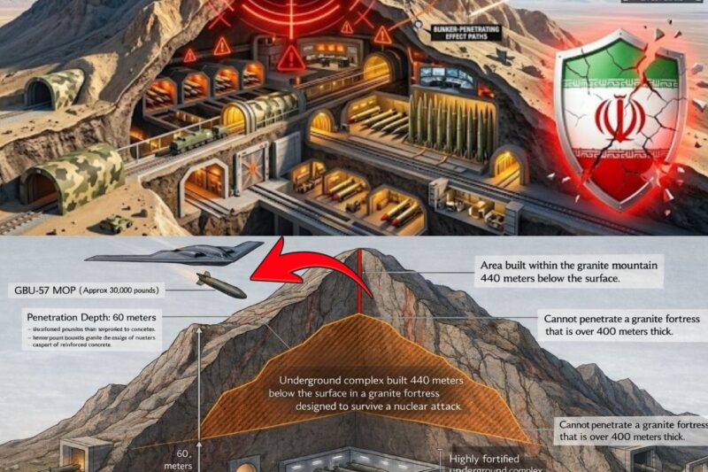 Iran Hid Its Missiles Under A Mountain So The U.S. UNLEASHED THIS